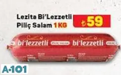 LEZİTA Bİ' LEZZETLİ PİLİÇ SALAM 1 KG LEZİTA Bİ' LEZZETLİ PİLİÇ SALAM 1 KG